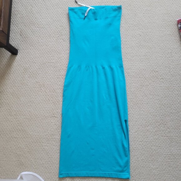 NWOT Zivame Stretch Shapewear Underskirt Saree Petticoat Size XL Turquoise Blue - Picture 1 of 4